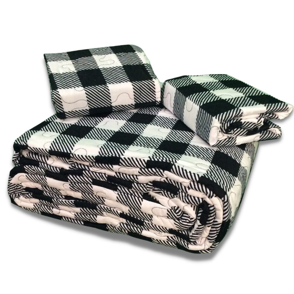 Black & White Buffalo Check