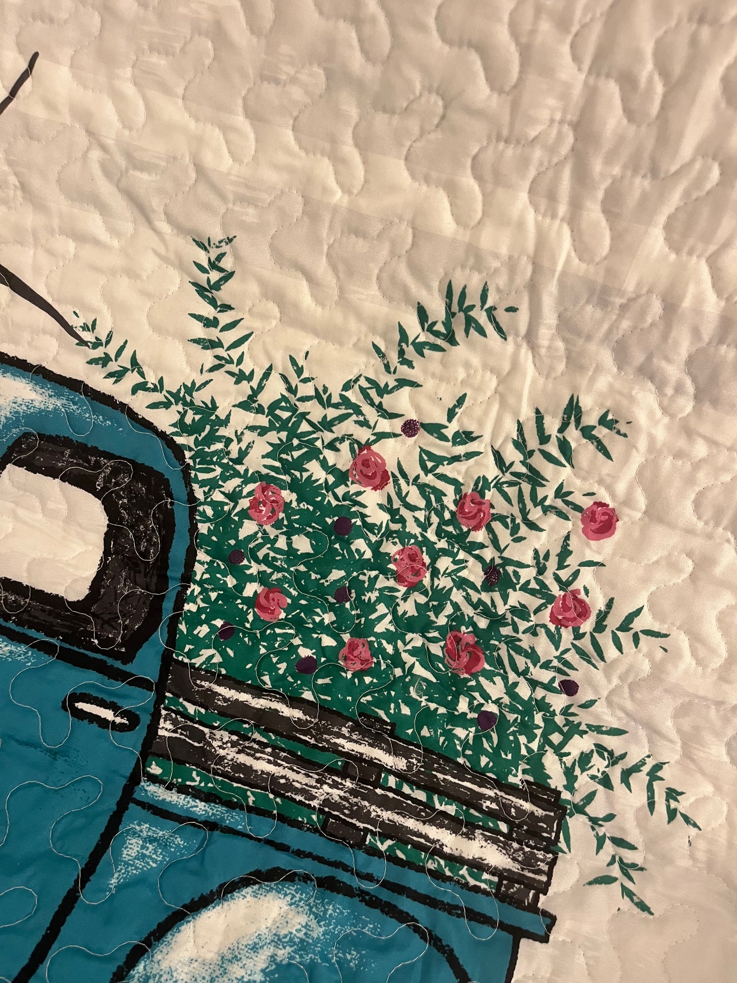 Flower Truck Throw