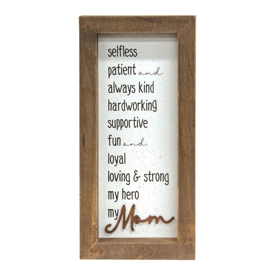 Mom Shadowbox Sign