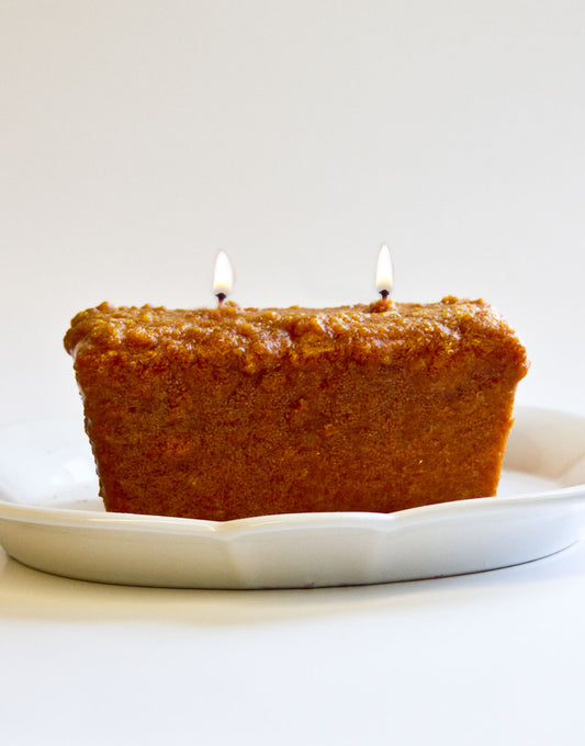 Pumpkin Crumb Cake 2-Wick Loaf Candle