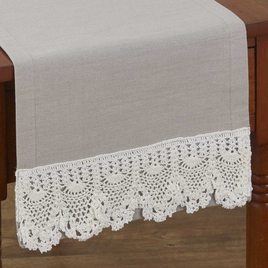 Vintage Crochet Table Runner