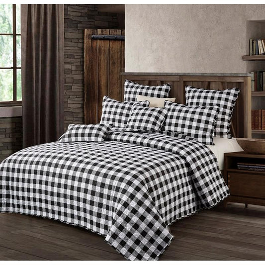Black & White Buffalo Check