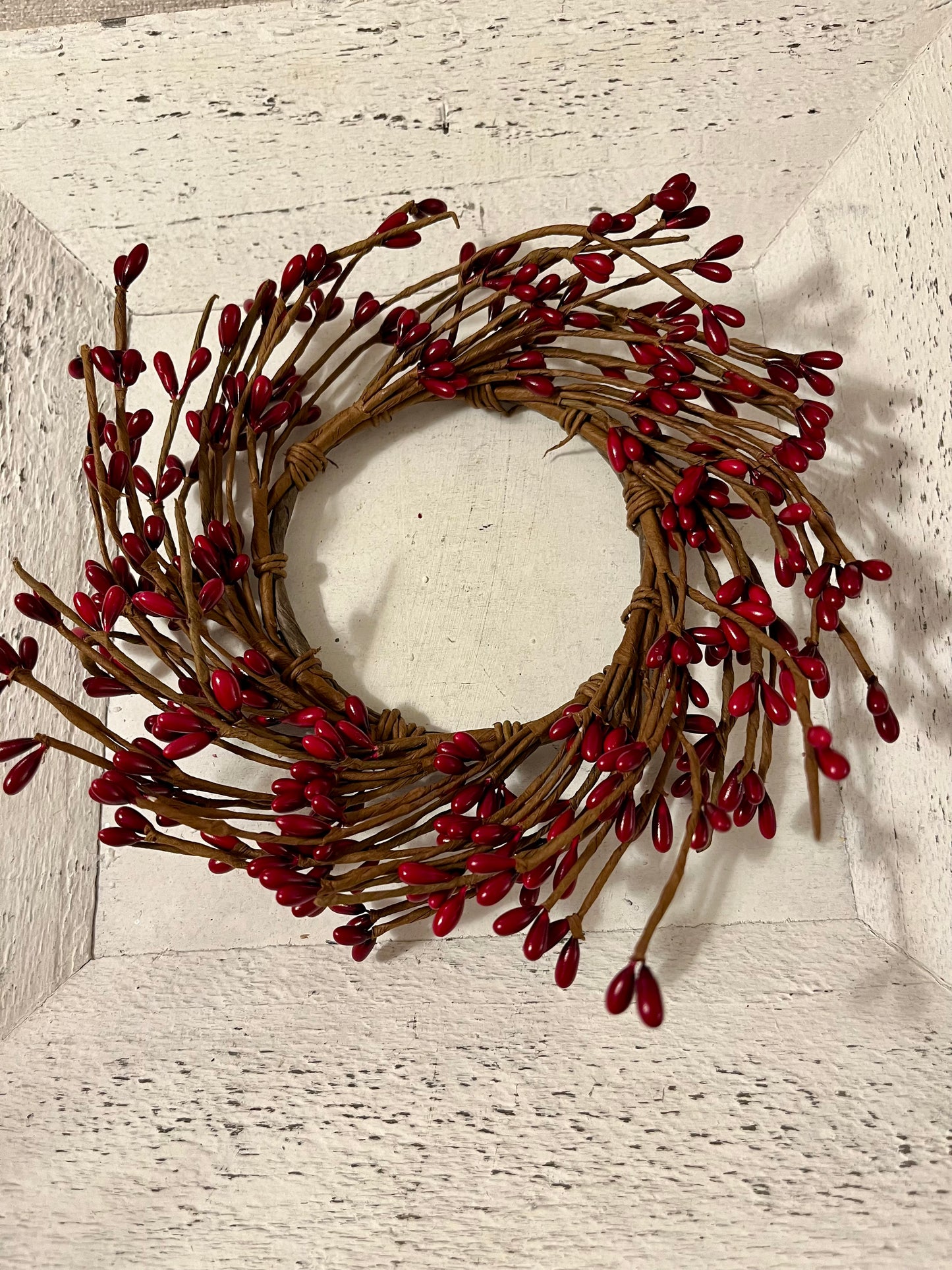 Red Rice Berry Candle Ring