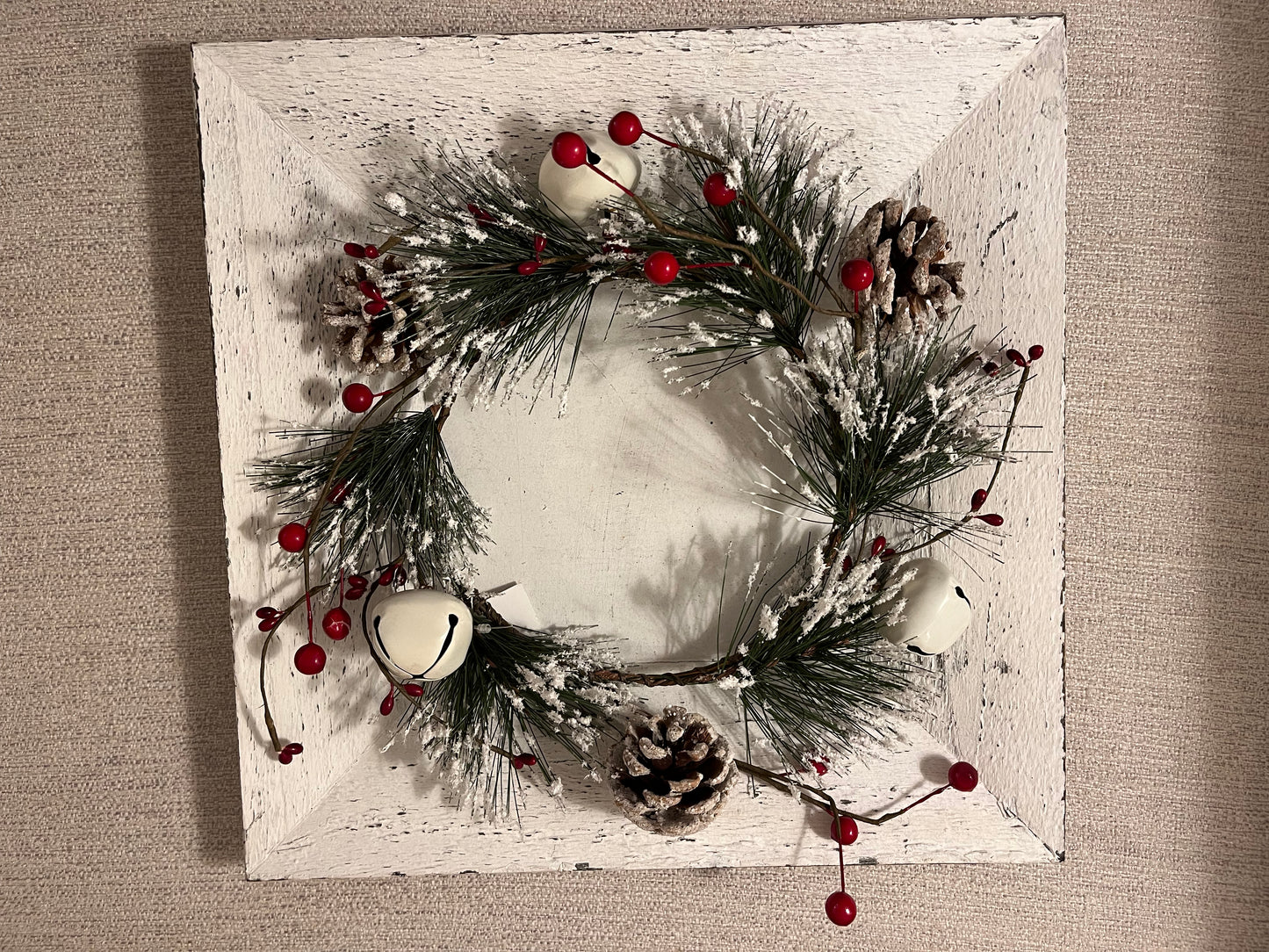 Snowy Bells Candle Ring