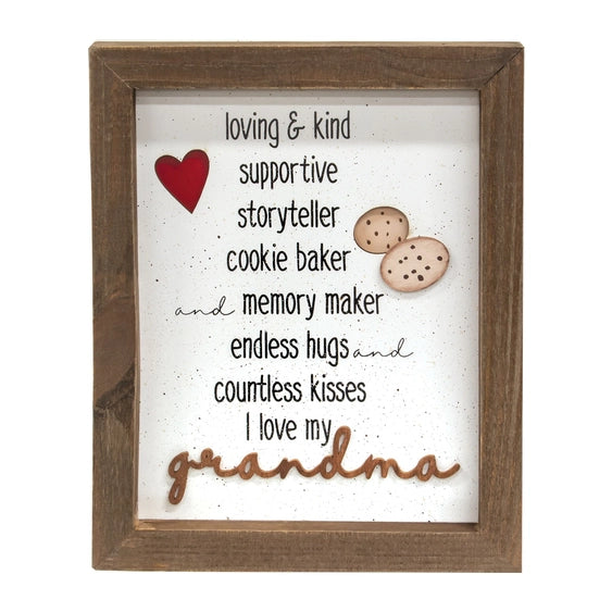 Grandma Shadowbox Sign