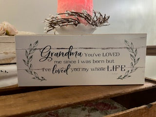 Grandma I Love You Sitter