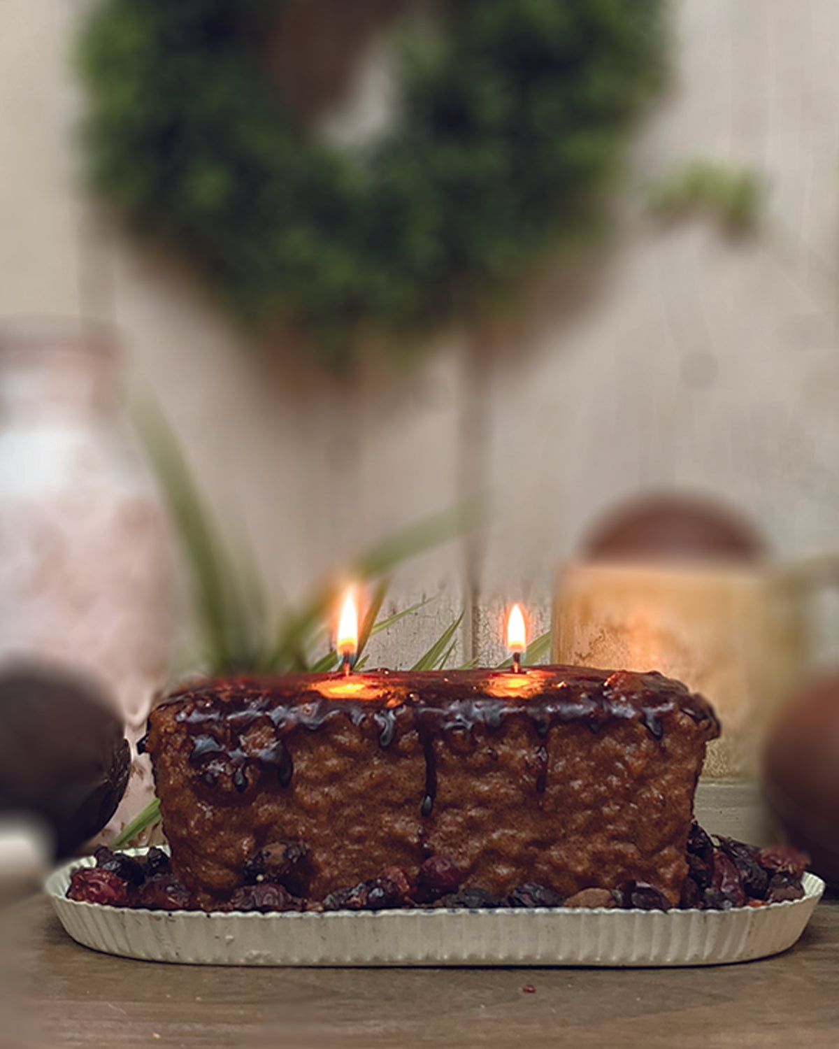 Hot Cocoa Bomb 2-Wick Loaf Candle