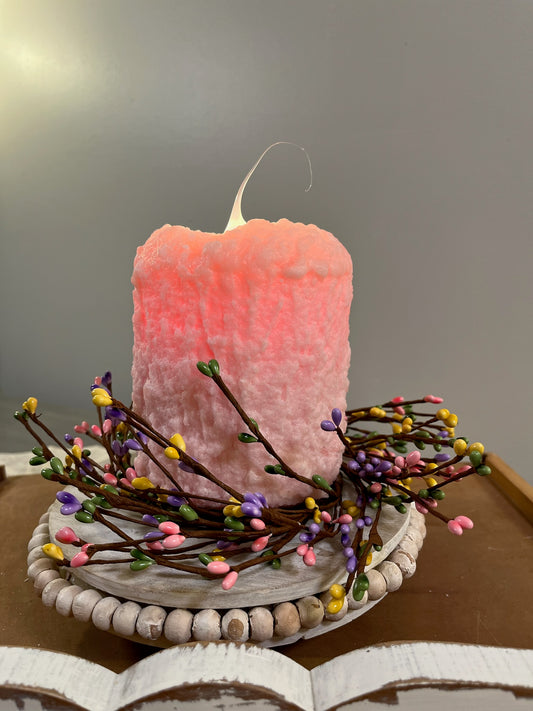 Electric Candle Pink Champagne