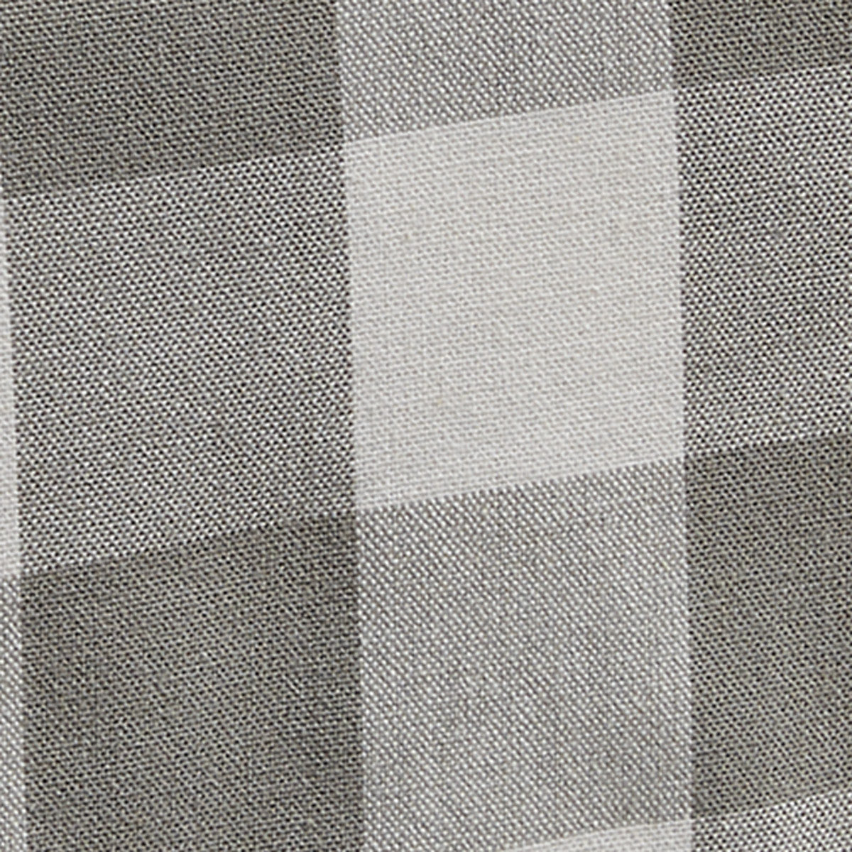 Wicklow Ruffled Table Runner - Dove Gray