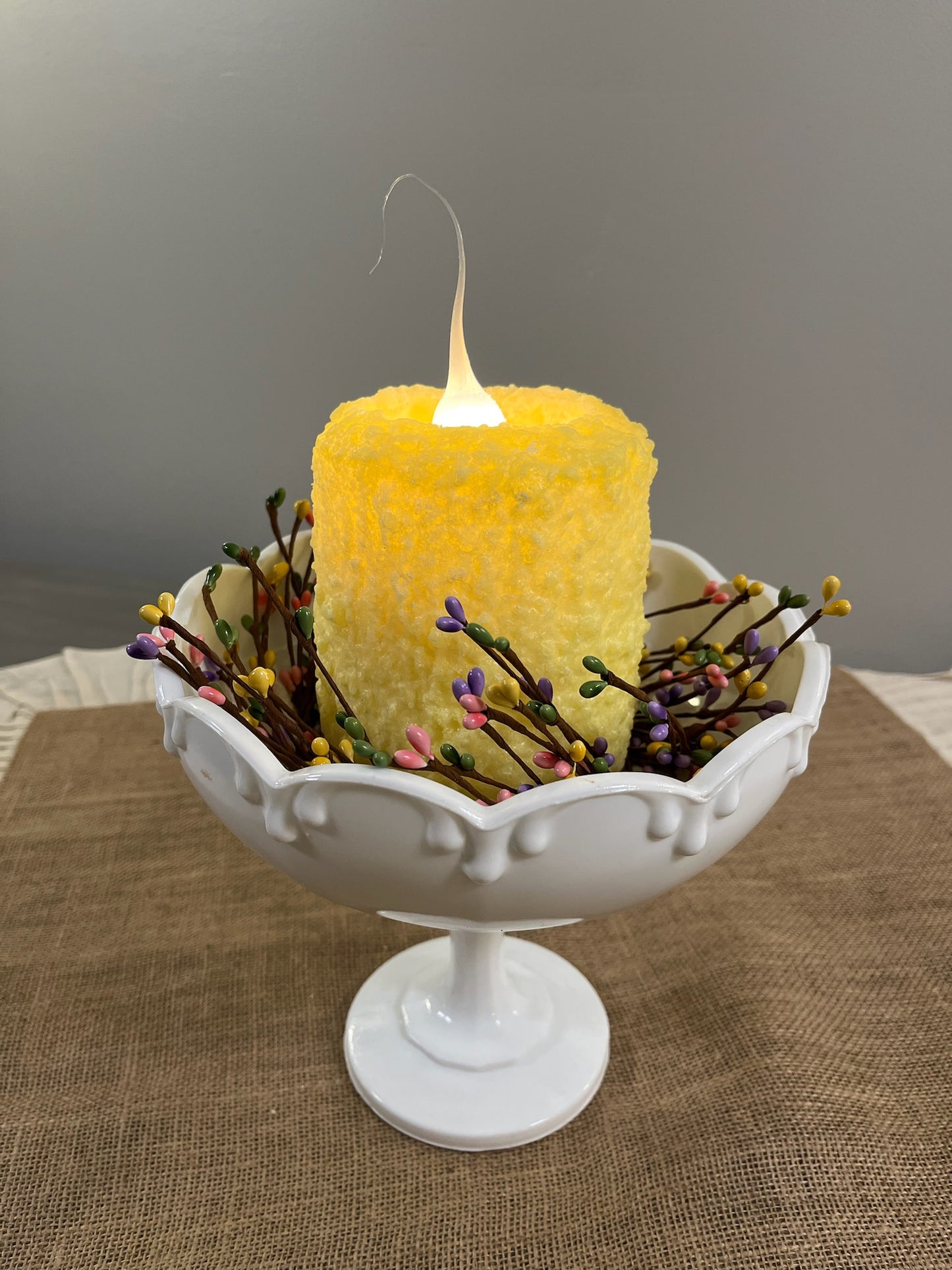 Lemon Bliss Electric Candle